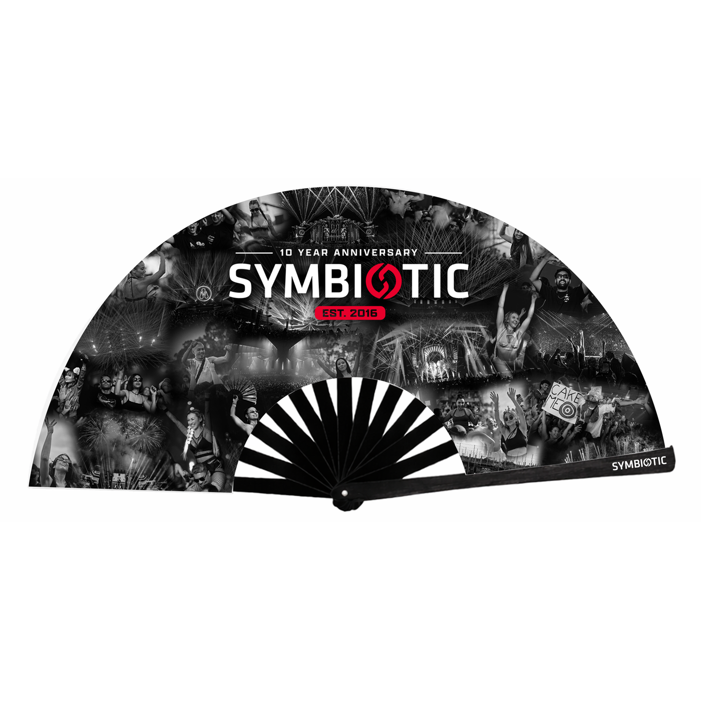 Symbiotic 10 Year Anniversary Handfan