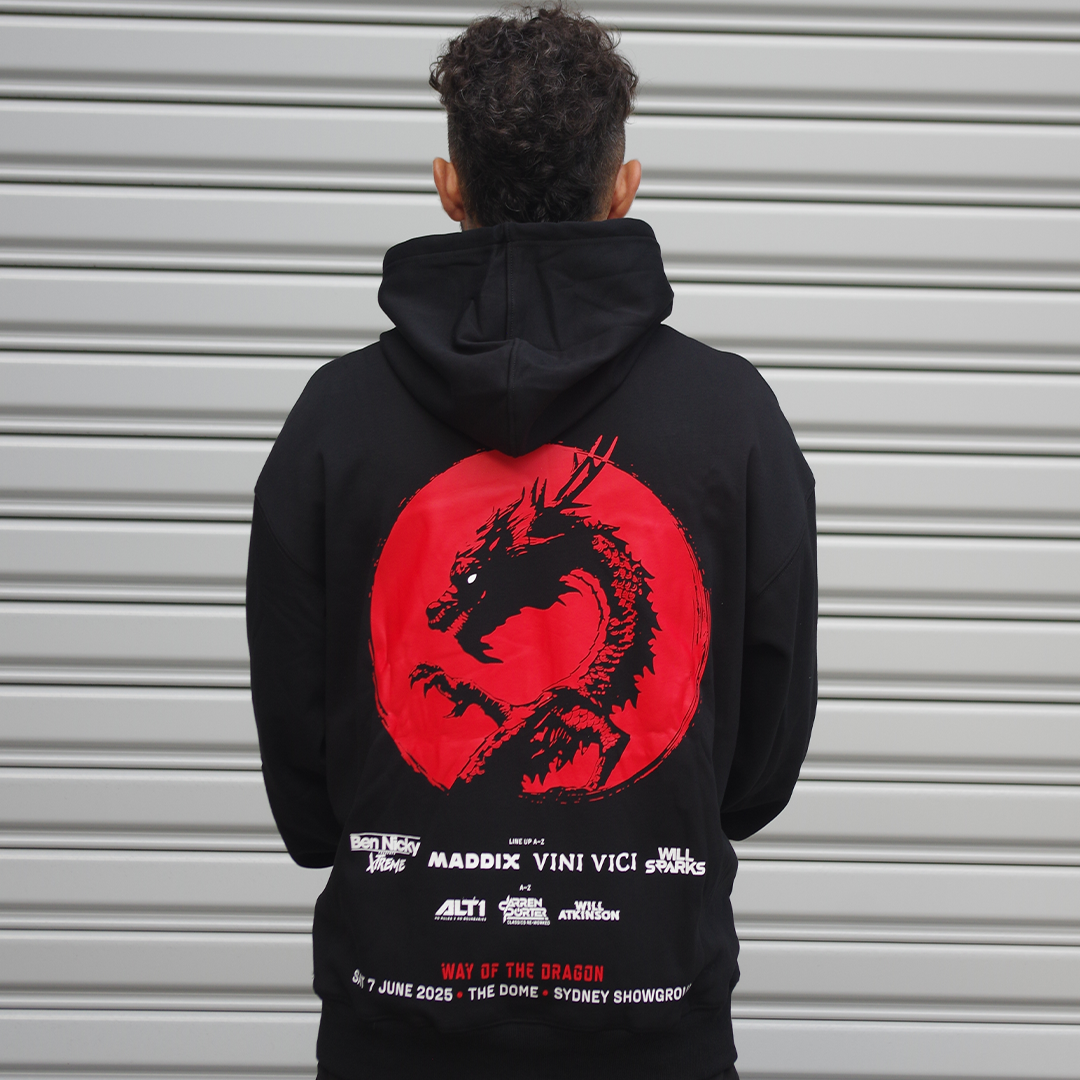 HYPERDOME: WAY OF THE DRAGON LINE UP HOODIE