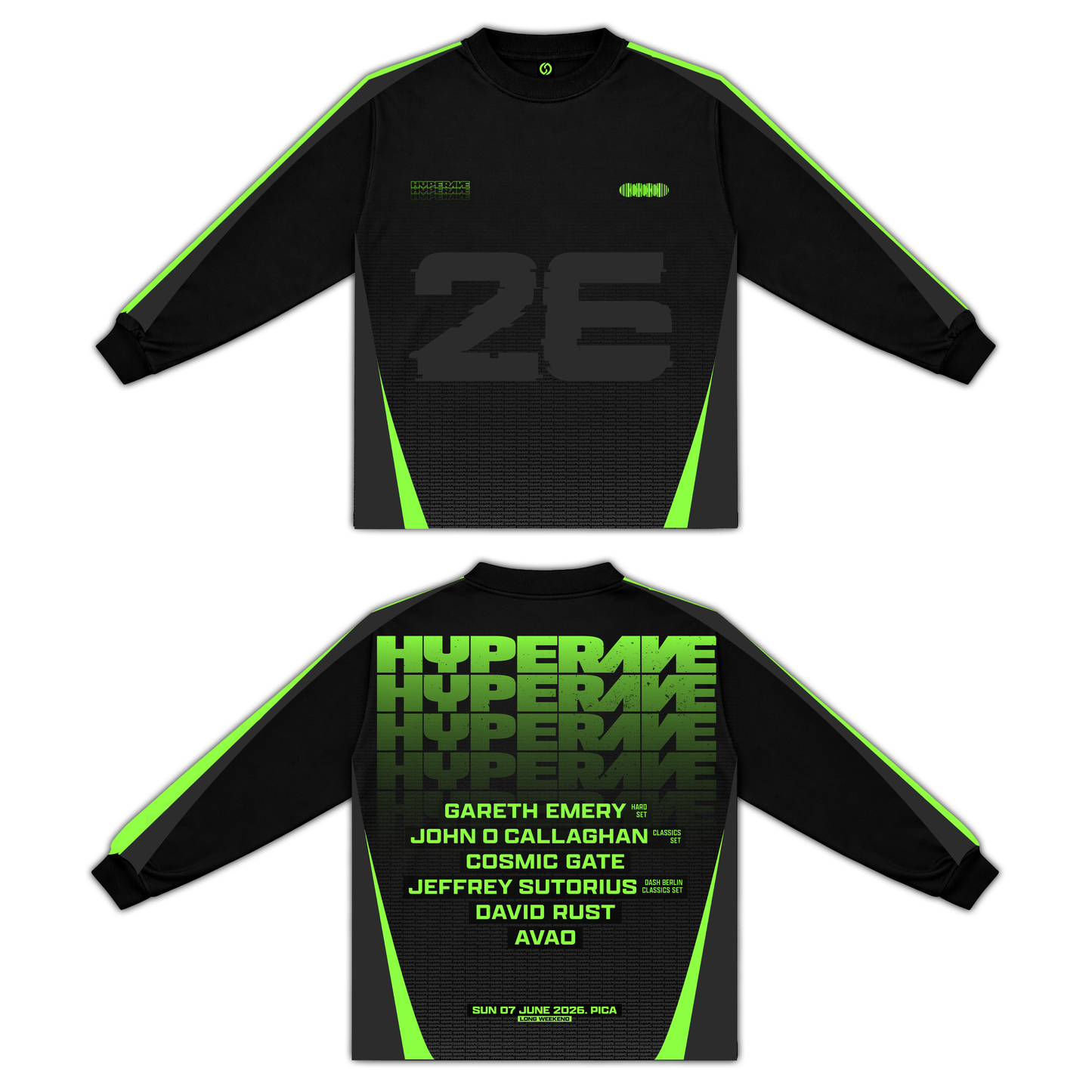 HYPERAVE 2026 Lineup Jersey
