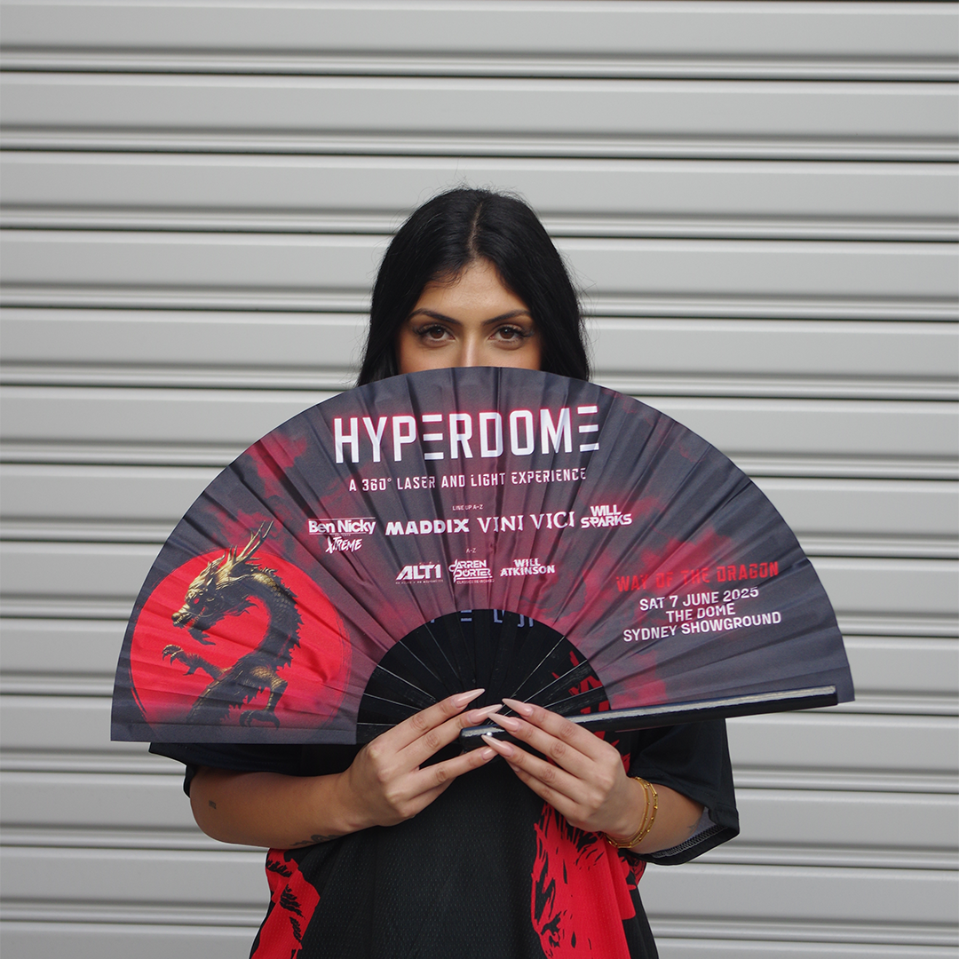 HYPERDOME: WAY OF THE DRAGON HAND FAN
