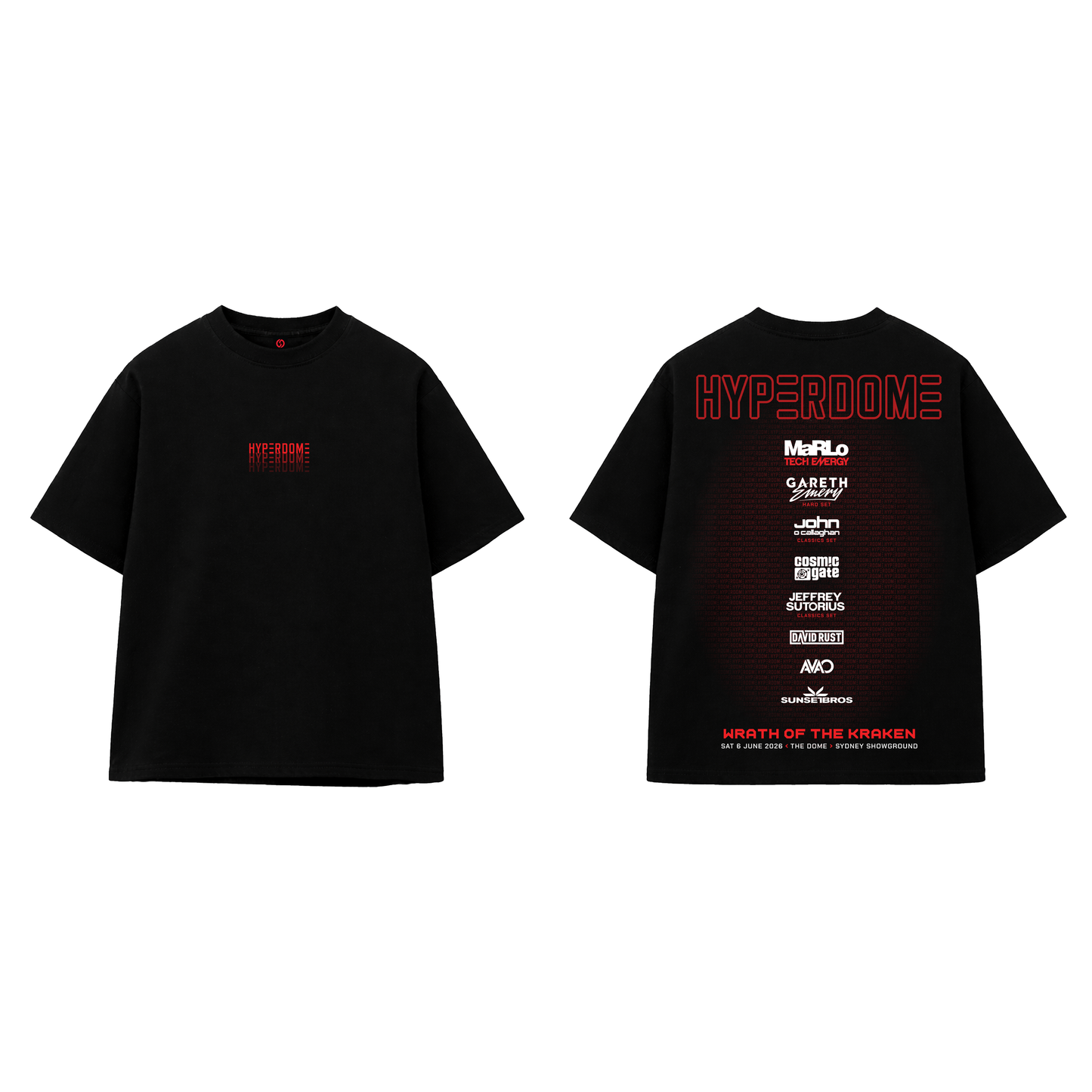 HYPERDOME: Wrath of the Kraken Lineup T-Shirt